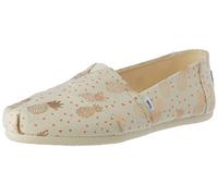TOMS Mocassins Plats Alpargata pour Femme, Ananas Naturel, 36 EU