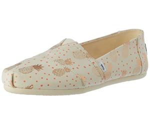 TOMS Mocassins Plats Alpargata pour Femme, Ananas Naturel, 36 EU