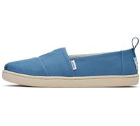 TOMS Classic Alpargata Semelle de Mocassin, Bleu océan, 38 EU