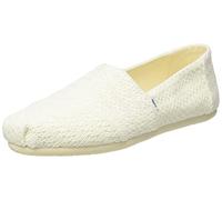 TOMS Mocassins Plats en Tricot Alpargata pour Femme, Naturel, 36 EU