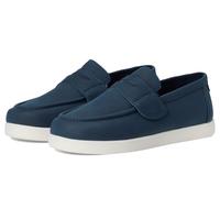 TOMS Mocassins Plats Oliver pour garçon, Nubuck PU Bleu Marine, 11
