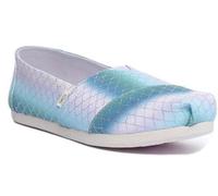 Toms Multi Iridescnt Sirène Balance Femme Toile Baskets en Bleu Taille EU 36-42