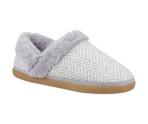 TOMS Pantoufle Oslo pour femme, gris bruine confortable à chevrons, pointure 40, Bruine Gris Cozy Herringbone, 40 EU