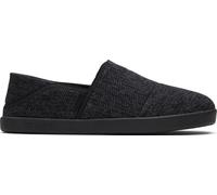 TOMS Pantoufles Camden pour homme, Sergé confortable noir, 46 EU