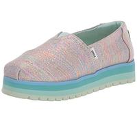 TOMS Plateforme Alpargata Plate-Forme, Bleu, 35 EU