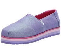 TOMS Plateforme Alpargata Plate-Forme, Passionflower Glimmer Sergé, 35.5 EU