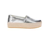 TOMS Plateforme Valencia pour femme, Argenté métallique, 41 EU