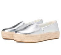 TOMS Plateforme Valencia pour femme, Argenté métallique, 43.5 EU