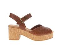 TOMS Sandales à talons Isla à bout ouvert pour femme, ambre, 40 EU