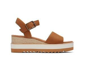 TOMS Sandales compens es Diana pour femme, peau, 39 EU