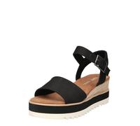 TOMS Sandales Diana compensées végan Noir EU 40 Femme