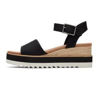 TOMS Sandales Diana pour femme, large largeur, Daim bleu ciel délavé