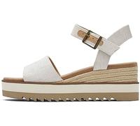 TOMS Sandales Diana pour femme, naturel, 42 EU