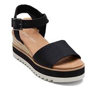 TOMS Sandales Diana pour femme, noir, 40 EU