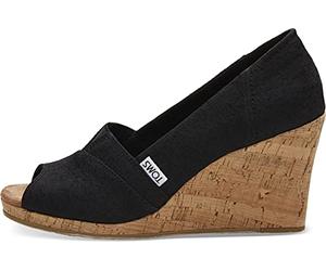 TOMS Sandales espadrilles classiques compensées pour femme, 41 EU