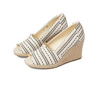Toms Sandales Michelle Chaussures pour Femme, Naturel, 37.5 EU