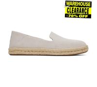 Toms Santiago Daim Femmes Espadrille Confort Créateur Mode Slip Chaussures Gris