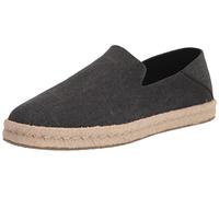 TOMS Santiago Mocassins Plats pour Homme, Noir, 42.5 EU
