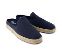 TOMS Santiago Mule Mules en Cuir pour Homme, Bleu Marine - EUR 46