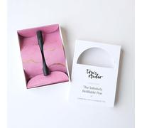 Tom's Studio Lumos Mini stylo fin polyvalent et rechargeable dans un emballage de poche | Livré avec 11 pointes et un réservoir d'encre 2,5 (noir)