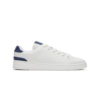 TOMS Homme TRVL Lite 2.0 Low Basket, Bright White/Cadet Blue Leather, 45 EU