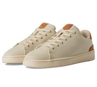 TOMS Homme TRVL Lite 2.0 Low Basket, Fog/Tan Recycled Cotton Canvas/Suede, 47.5 EU
