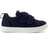 TOMS Unisex Kid's Cruz Double Strap Hook and Loop Sneaker, Navy Heritage Canvas, 10 UK Child
