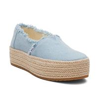 Toms Valencia Espadrilles Plates pour Femme, Bleu Pastel, 37.5 EU
