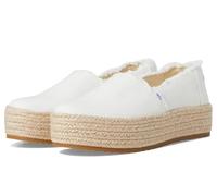 TOMS Valencia Plate-forme Femme, Blanc, 41 EU