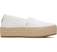 TOMS Valencia Plate-forme Femme, Blanc, 41 EU