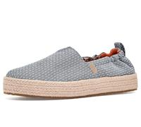 TOMS Valencia Plate-Forme, Niagara Mist Chambray Dot, 36.5 EU