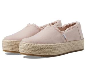 TOMS Valencia, Semelle de Mocassin, Ballet Pink Canvas,