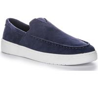 TOMS Voyage Lite Signature Espadrile à Enfiler Pour Chaussures Daim Bleu Mens UK