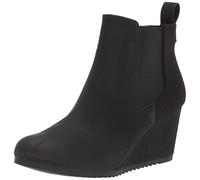 TOMS Women's Bailey Ankle Boot, Black Synthetic Nubuck, 38 EU