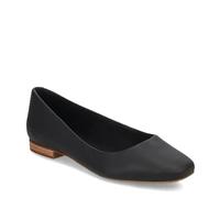 TOMS Women's Briella Ballet Flat, Cuir Noir, 39 EU