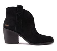 TOMS Women's Constance Ankle Boot, Black Black Suede, 38 EU