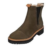 TOMS Women's Dakota Chelsea Boot, Water Resistant Tarmac Olive Oiled Nubuck, 36.5 EU