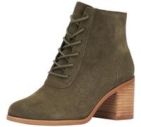 TOMS Women's Evelyn Lace-up Ankle Boot, Olive Night Suede, 43.5 EU
