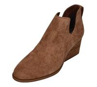 TOMS Women's Gwen Ankle Boot, Brown Sugar Suede, 35.5 EU