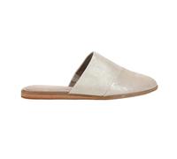 TOMS Women's Jade Mule, Champagne Metallic Suede, 38.5 EU