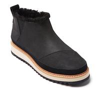 TOMS Women's Marlo Boot, Black Oiled Nubuck Suede, 35.5 EU