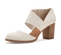 TOMS Women's Milan Nova Heel Sandal, Natural Yarn Dye, 39 EU