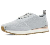TOMS Women's Resident Plus Lace Up Sneaker, Light Grey Engineered Knit, 37 EU