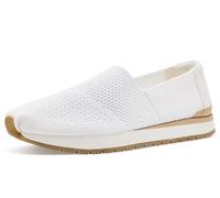 TOMS Women's Resident Plus Sneaker, White Engineered Knit, 38.5 EU