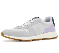 TOMS Women's Trvl Lite Retro Sneaker, Water Repellent Lunar Grey Vintage Twill/Suede, 41 EU