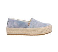 TOMS Women's Valencia Platform, Pastel Blue Novelty Denim, 42 EU