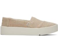 TOMS Women's Verona Slip on Sneaker, Natural Undyed Heritage Canvas, 36.5 EU