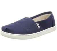 TOMS YOUTH ALPARGATA Navy Canvas UK4.5