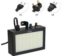 Tomshine 180 LEDs Strobe Flash Light Lamp Portable Auto Running Sound Activated Speed Adjustable for Stage Disco DJ Show Home Party Ktv Wedding Functions
