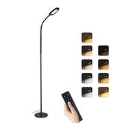Tomshine Lampadaire sur Pied Salon, 126 LED lampe de lecture, 4 modes de couleur, 5 modes scène, Cou 360 ° Flexible, Infinite Dimmable, Télécommande & Touch Control, Détachable pour chambre salon